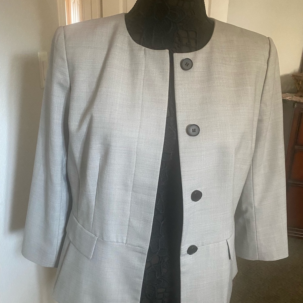 Ann Taylor Light Gray Women's Blazer